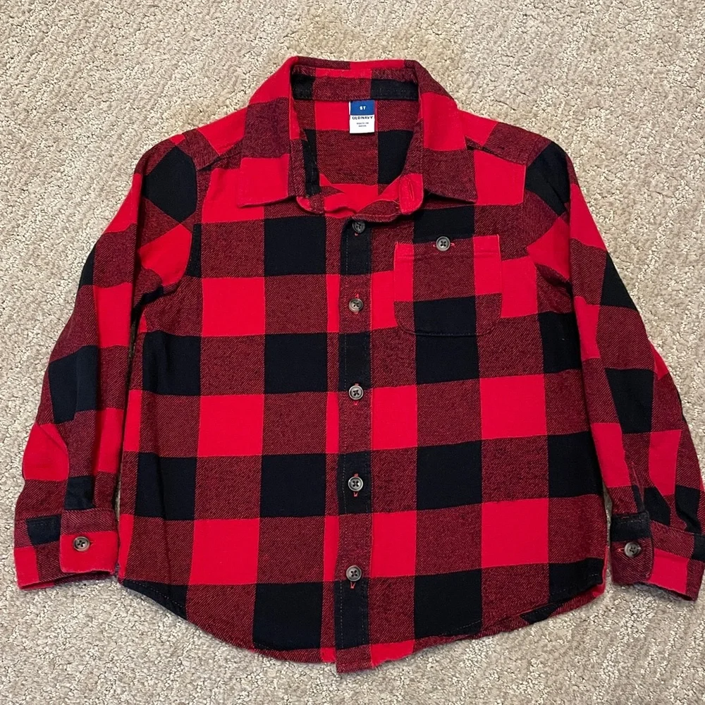 Boys Buffalo Plaid Old Navy Flannel